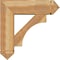 Ekena Millwork Westlake Arts and Crafts Rough Sawn Bracket w/ Offset Brace, Western Red Cedar, 8"W x 26"D x 26"H BKT0806X26X26WTL03RWR - alternate 2